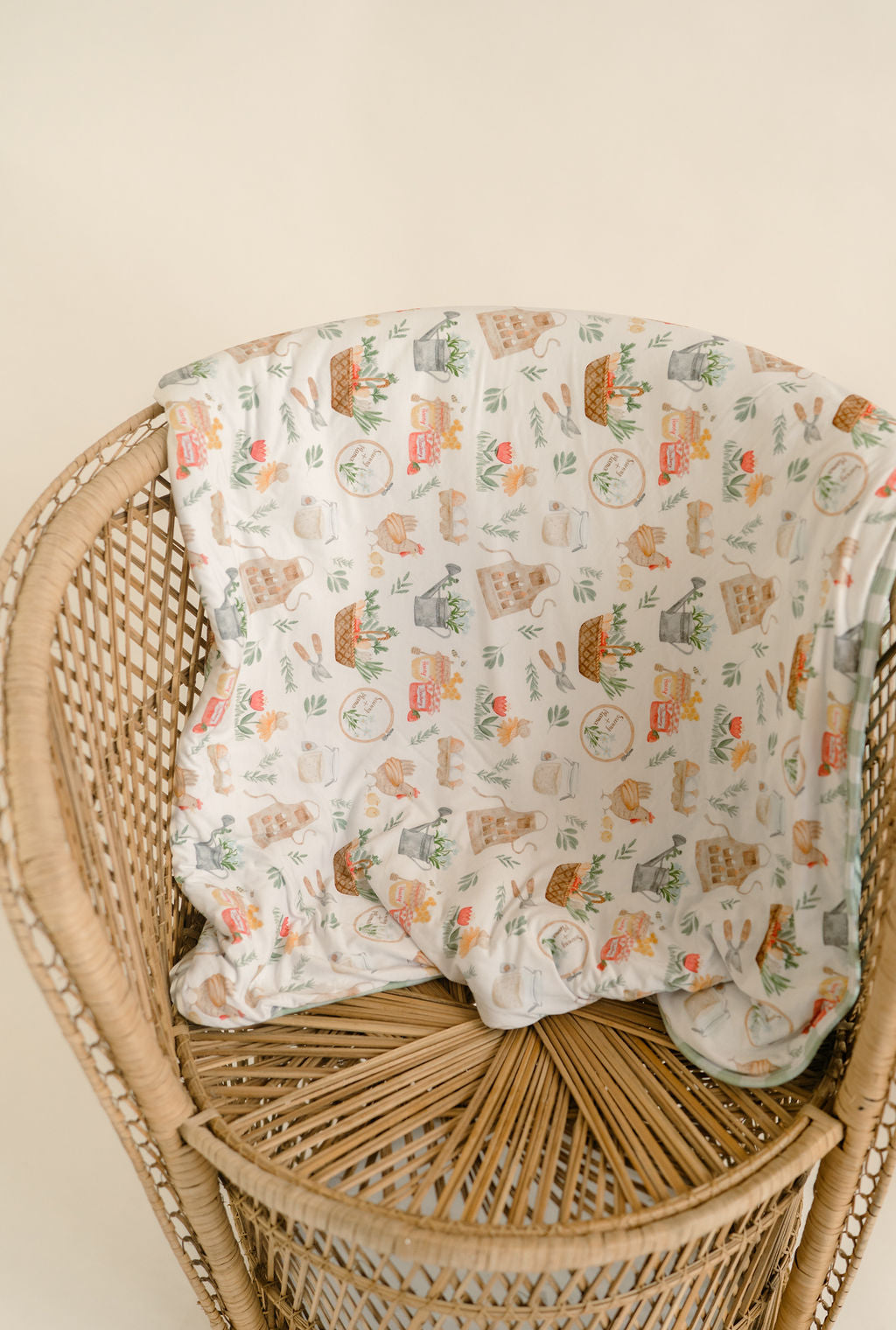 Nora's Homestead Double Layer Bamboo Plush-Backed Blanket